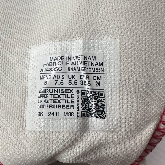 CONVERSE Run Star Hike Hi Platform Rose Cross Stitch 6 Men Shoes Sneaker A14885C - Picture 8 of 10